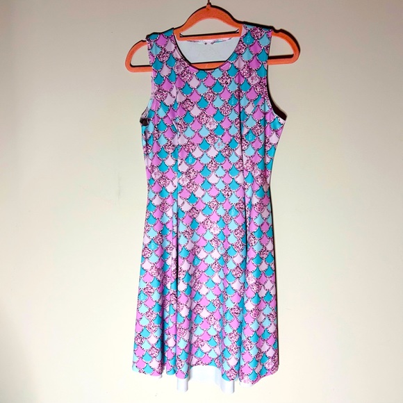 Barbie Mermaid Skater Dress, Blackmilk size medium - Picture 4 of 8